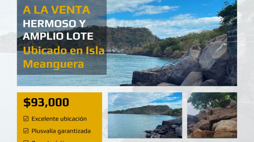 Terreno en Venta en Isla Meanguera, Golfo de La Unión, El Salvador